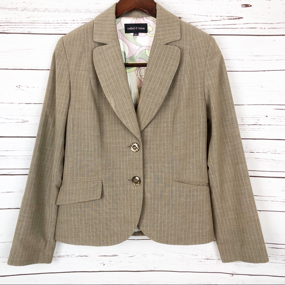 Isabel & Nina Blazer in taupe size 6